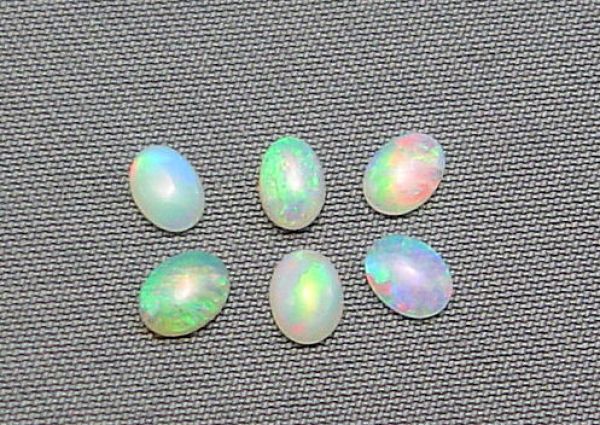 3x4mm Oval Opal Cabochons @ $50.00/ct.