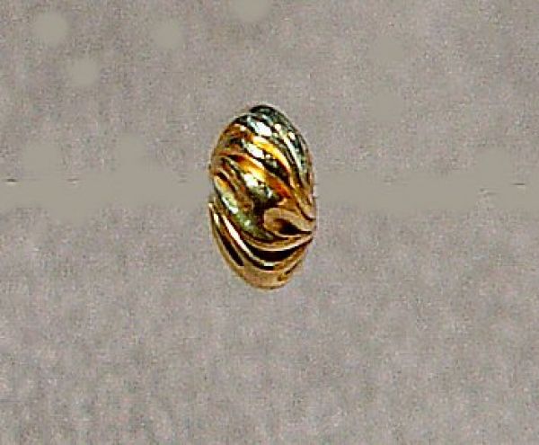 14/20 Gold-filled Twisted Corrugated Rondel Bead