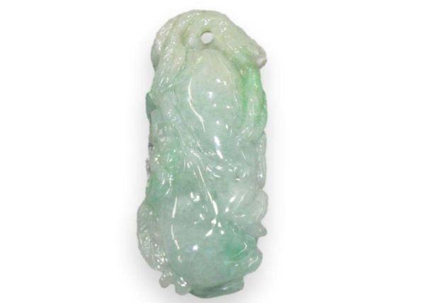 Jadeite Bean Pod Pendant