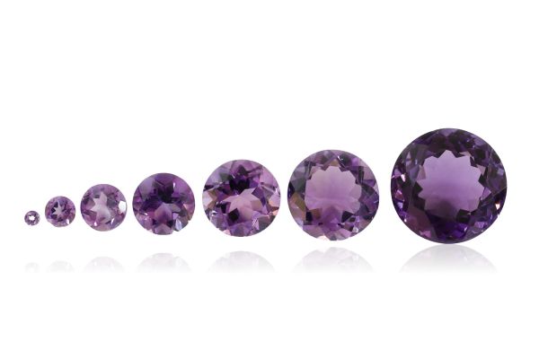 Wholesale Faceted Round Amethyst