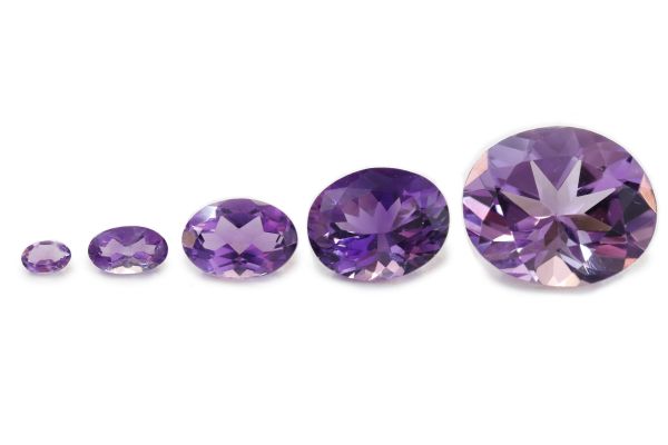 Amethyst Faceted Ovals