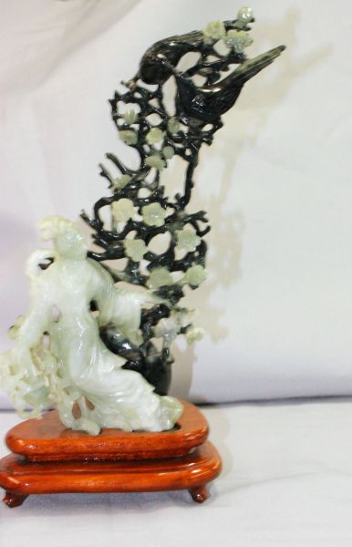 Beauty with Love Birds