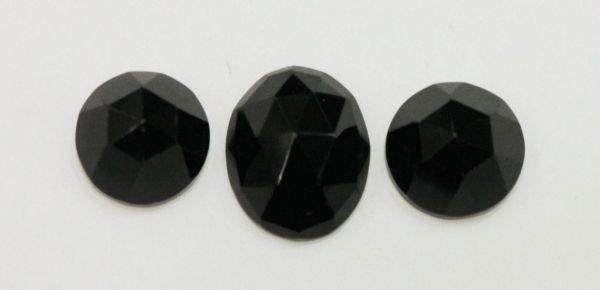 Black Spinel Rose-Cut