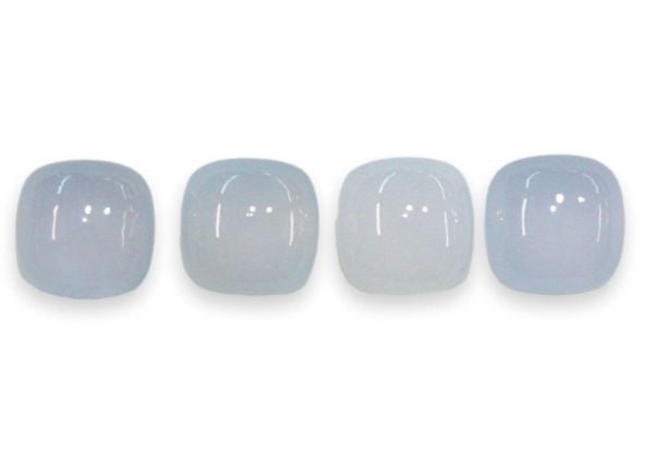 10x10mm Cushion Antique Blue Chalcedony Cabochons