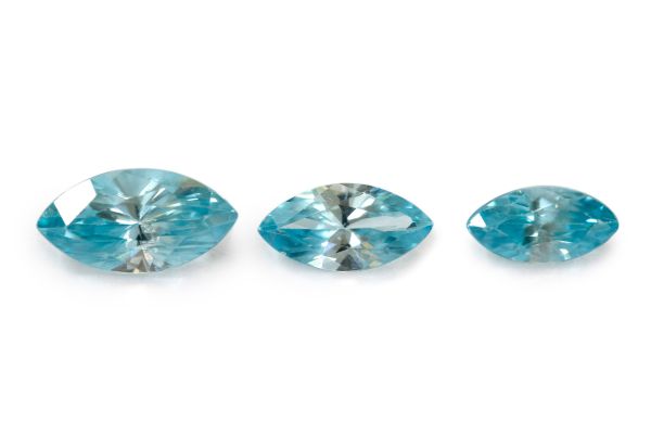 Blue Zircon Marquise Faceted