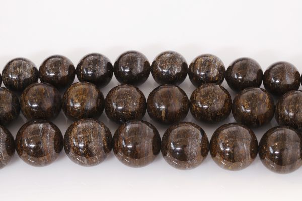 bronzite bead strands