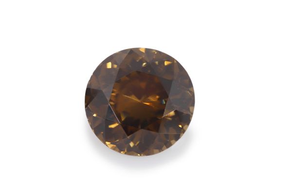 Wholesale 9.5mm Brown Round Zircon