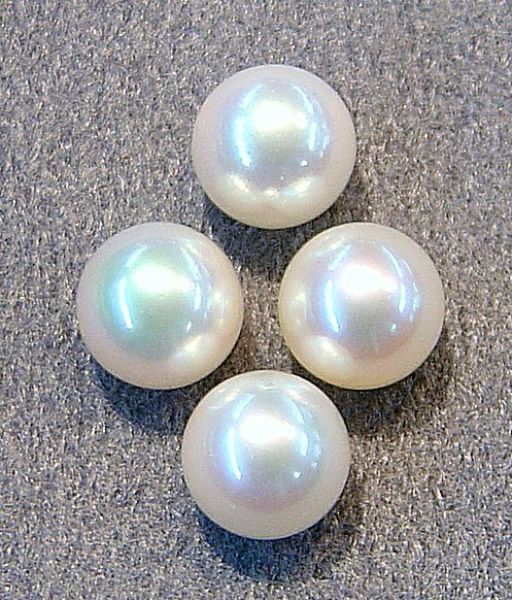 9mm best Half-Drilled Japanese Akoya Pearls