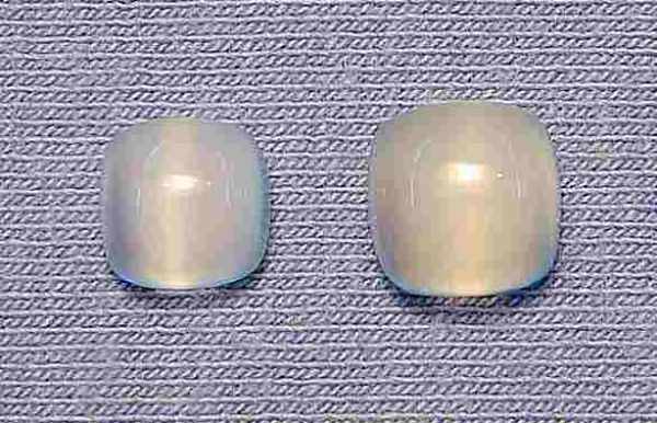 White Moonstone Cushion Antique Cabochons