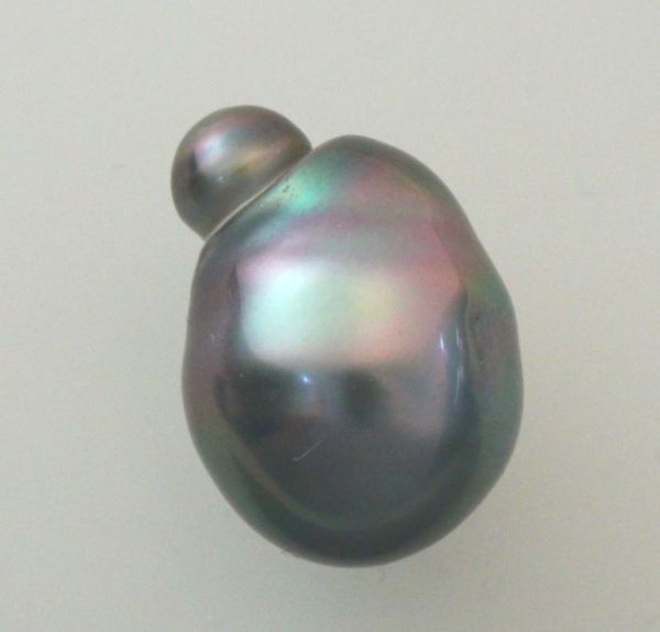 Wholesale Tahitian Cultured Pearl Natural Color 11.1x15.4mm