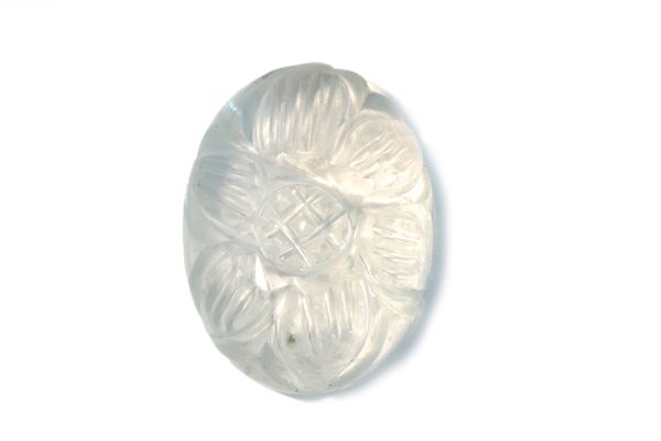 Natural aquamarine cabochon
