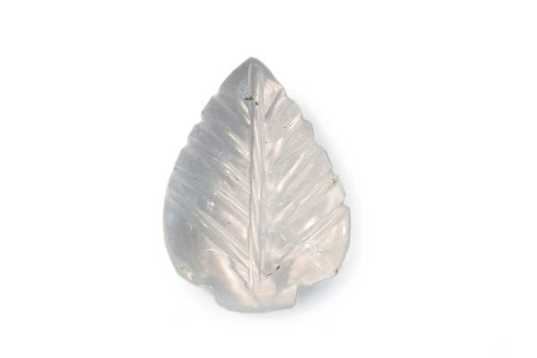 Carved Morganite Leaf