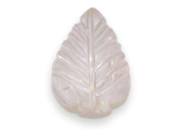 Carved Rose Quartz Leaf - 5.74 cts.