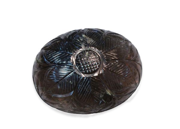 Smoky Quartz Hand-Carved Cabochon, 199 cts. - 37x46.5mm