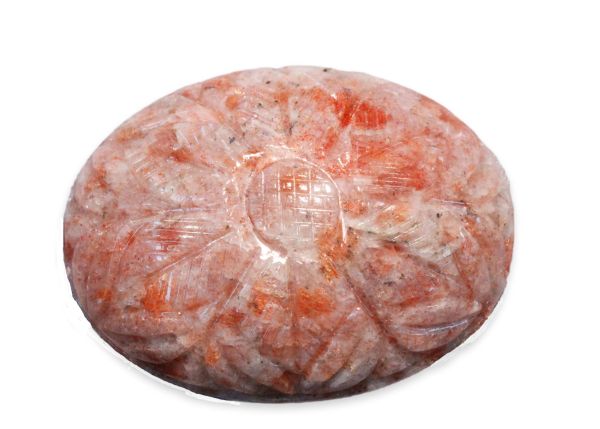 Sunstone Hand-Carved Cabochon, 198 cts. - 39x51mm