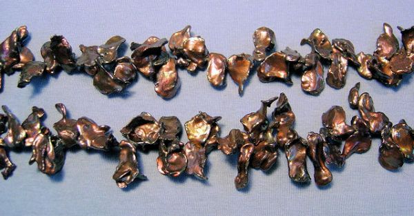 Kelp Brown Keshi Pearls