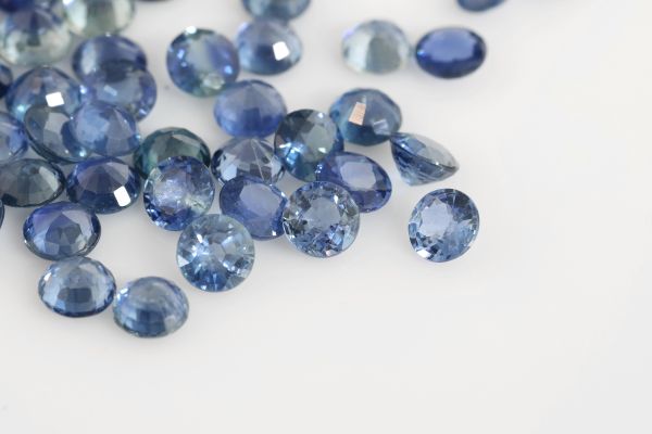 Wholesale Ceylon Sapphires Faceted Round