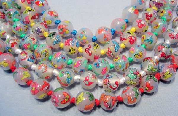 Peking Glass Necklaces