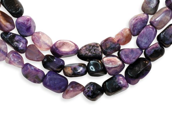 Charoite Nugget Bead Strands