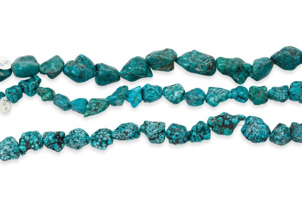 Turquoise Smooth Nugget Beads
