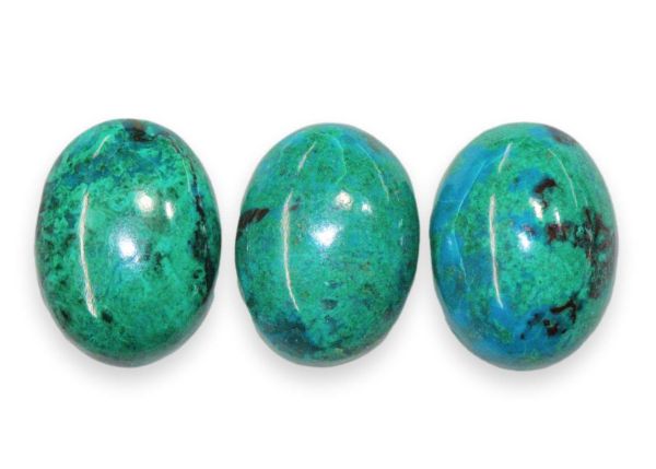 Chrysocolla Oval Cabochons - 12 x 16 mm