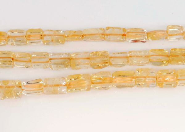 Citrine Fancy Shape Bead Strands