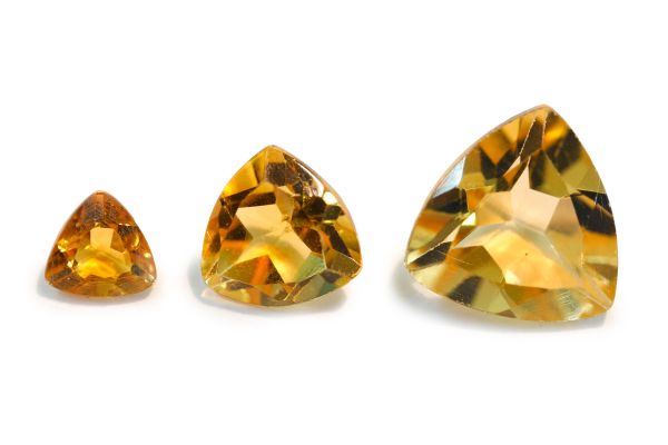 Citrine Trilliant Faceted