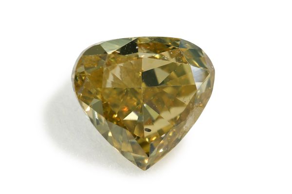 Cognac Diamond Heart