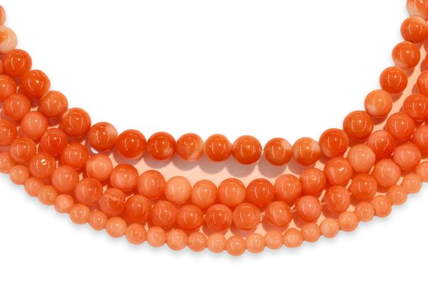 Coral Salmon Beads
