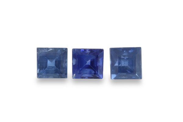 Wholesale Cornflower Blue Square Sapphires 