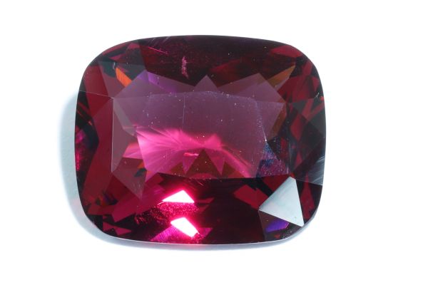 Rhodolite Garnet Cushion Antique