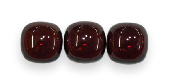 7x7mm Red Rhodolite Cushion Antique Cabochons