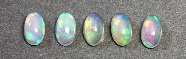 Ethiopian Opal Oval Cabochons, 3x5mm - Regular Grade