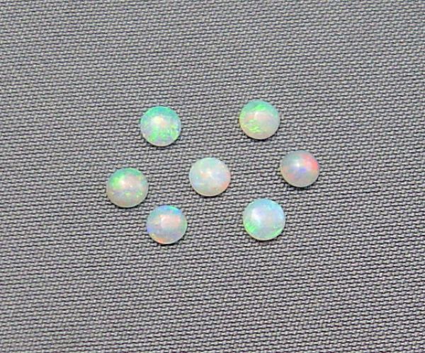 2.75mm Opal Round Cabochons @ $40.00/ct.