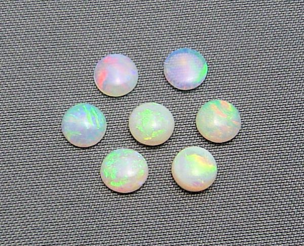 Opal Round Cabochons, @$40.00/ct. - 4.5mm