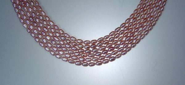 3-3.5mm Oval Natural Color Pearls