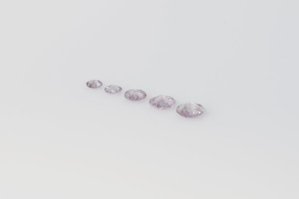Double Rose Cut Pink Diamonds