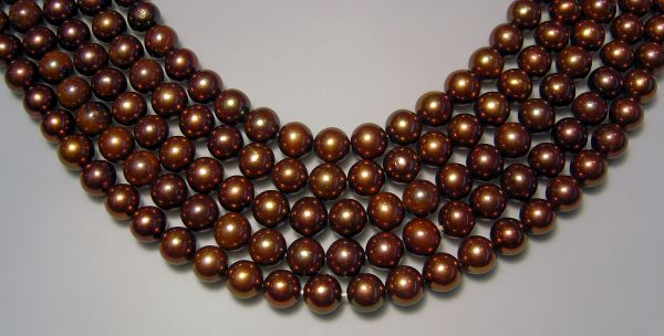 Autumn Leaves 7-7.5mm Rounded Pearls