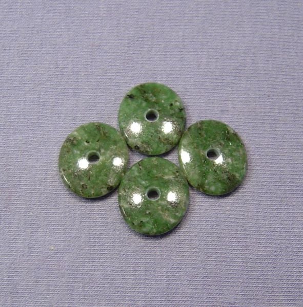 Wyoming Jade Oval Drilled DBBT Cabochons
