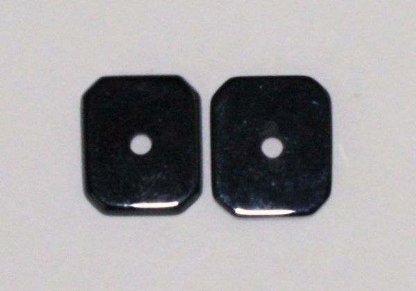 Black Onyx FTSB Octagon Drilled Cabochons