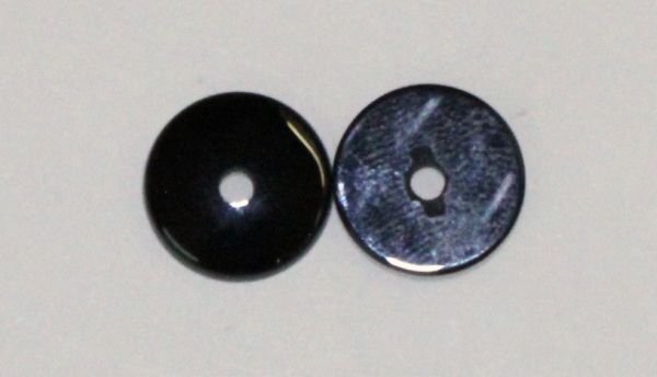 Black Onyx Round Drilled Cabochons