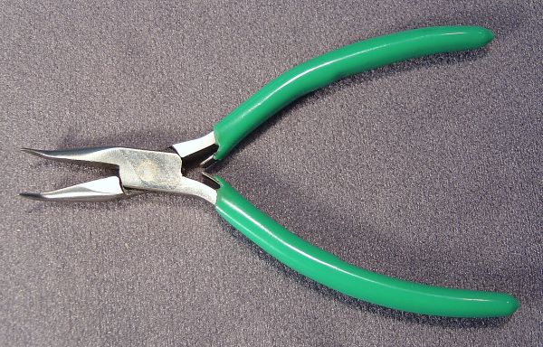 Curved Chain Nose Pliers - Economy