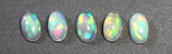 Ethiopian Opal Oval Cabochons, 3x5mm - Select Grade