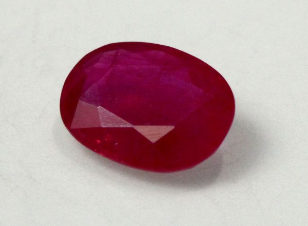 Ruby Faceted Oval 5x6.35mm - 0.65 cts.