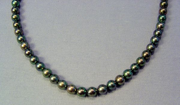 5.5-6mm Peacock Japanese Pearls