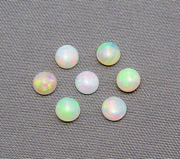 Opal Round Cabochons, @$30.00/ct. - 4.25mm