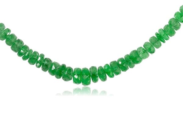 Emerald Faceted Rondel Beads @ $796.38
