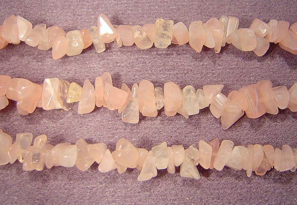 Rose Quartz Chip Strand