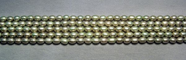 Silver Sage 4.5-5mm Uniform Oval Pearls