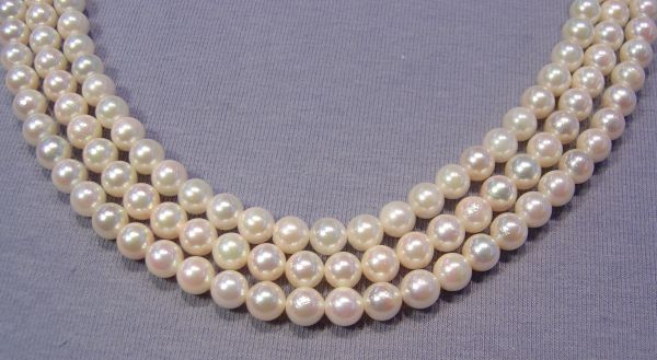 5.5-6mm Round Akoya Pearl Strands